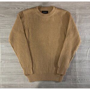 Howlin' Space Oddity Crew wool sweater Sz M color camel NWOT mspr $289 Scotland